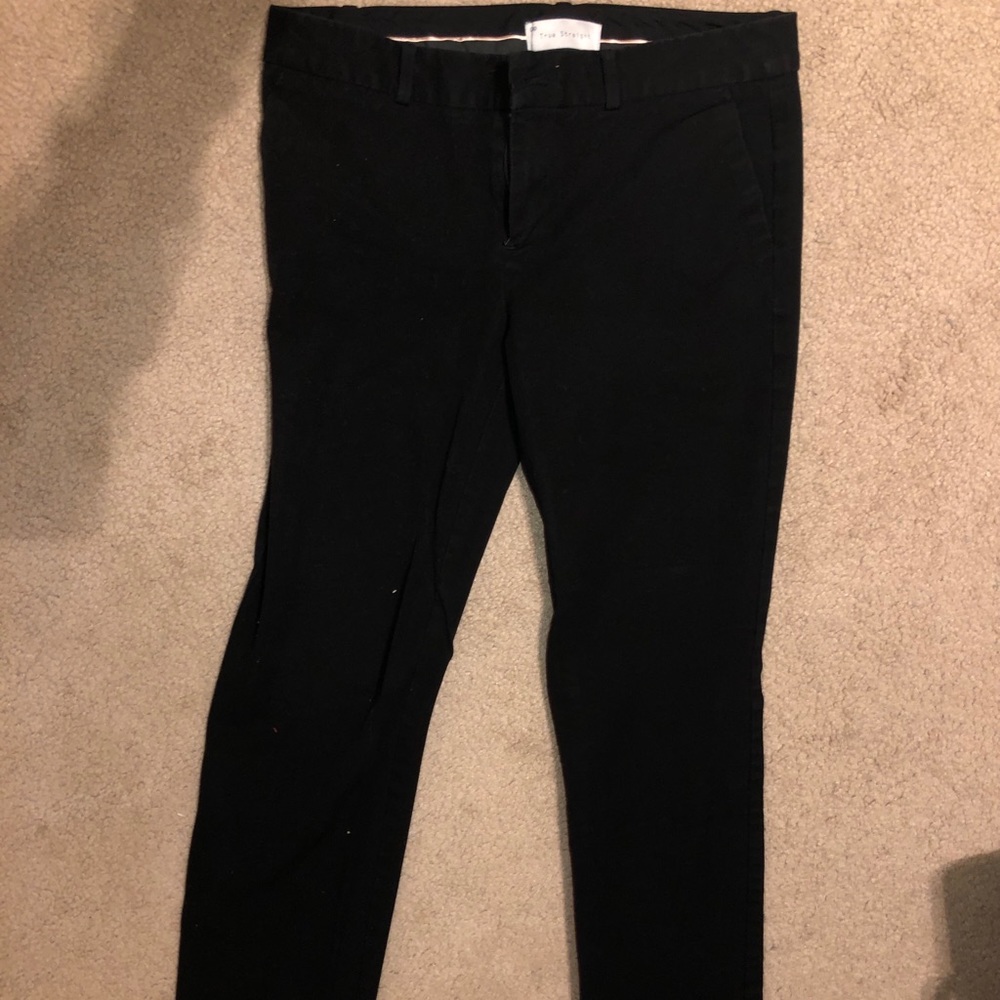 black slacks